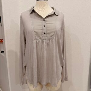 Taupe blouse